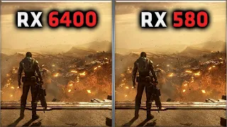 RX 6400 vs RX 580 Benchmark – 59 Tests