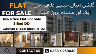 Modern Flat For Sale In Gulshan e Iqbal Karachi | 3 Bed DD Luxury Apartments