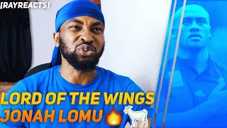 🐐🔥THIS MAN IS THE G.O.A.T!! 🔥🐐|| Jonah Lomu ULTIMATE TRIBUTE ♛ Lord of the Wings - [RAYREACTS]