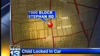 Child locked in car, dad refuses to break window