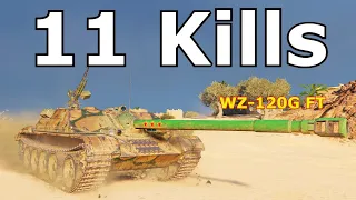 World of Tanks WZ-120G FT - 11 Kills 6666 Damage