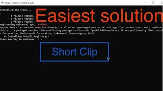 TRY THIS!!! REGISTERING UNIVERSAL APP FAILED||ANOTHER USER HAS ALREADY INSTALLED || FORZA HORIZON 3|