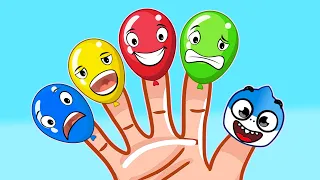 Colorful Balloons Finger Family Song and More | Nursery Rhymes & Fun Songs for Kids by Coco Rhymes