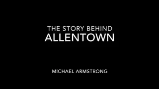 Michael Armstrong - Allentown - The Story Behind his Cover of the Billy Joel classic