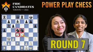 Lei Tingjie vs Vaishali Rameshbabu | Women's FIDE Candidates 2024 | Round 7