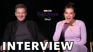 HAWKEYE Interview | Jeremy Renner and Hailee Steinfeld Talk Marvel Musicals and "Old Man Hawkeye"