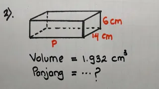 Cara Mudah Menghitung Panjang Balok Jika Diketahui Volumenya