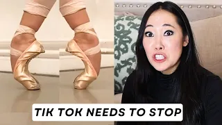 pointe shoe fitter reacts to TIK TOK 16