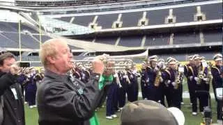 Chicago at Notre Dame  -Marching Band rehearsal