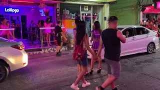 Crazy wet Friday night at soi 6 Pattaya  (part 1)