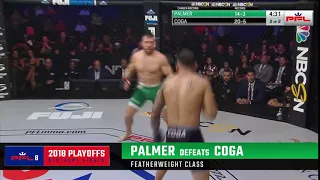 PFL Playoffs 2018: Lance Palmer def. Max Coga