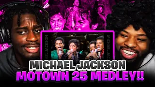 BabantheKidd FIRST TIME reacting to Michael Jackson 5 Medley at Motown 25 + Billie Jean Restored!!