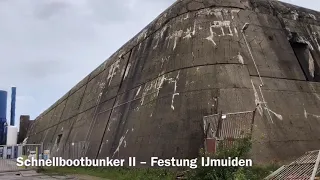 The gigantic German Schnellboot bunker - Festung IJmuiden