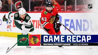 Wild @ Blackhawks 2/7 | NHL Highlights 2024