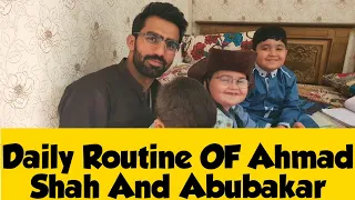 Cute Ahmad shah and Abubakar Daily Routine Best Video