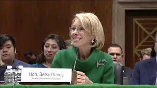 Capito Questions Education Secretary Betsy DeVos