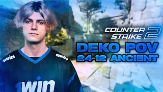 CS2 POV 1WIN deko 24-12 (Ancient) | ESL Challenger League Season 46 Europe