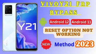 Vivo Y21 Frp Bypass|| Vivo y21 new solution Frp bypass|| Vivo Frp bypass|| Android 12 ||2023