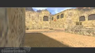 de_dust2 wallbang spam spot ( Double Doors - Long )