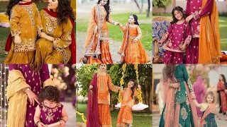 Mother and daughter same/matching dressing || party wear suit and mother day special 2023