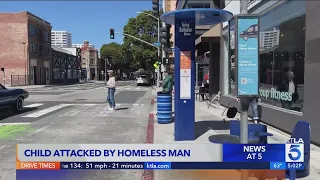 6-year-old girl attacked by homeless man in Santa Monica