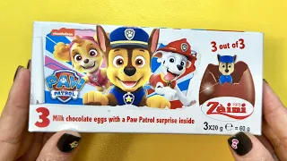 ASMR PAW PATROL chocolate eggs SURPRISE