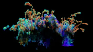 Houdini Daytime Firework Smoke Simulation