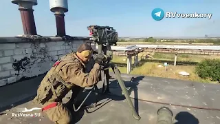 Редкие кадры боевой работы: ПТРК "Корнет" "Отважных" уничтожает позиции ВСУ у Северска