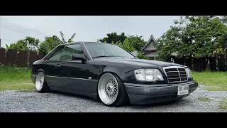 Benz W124 Coupe Air Suspension by AIR OF GOD