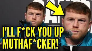 CANELO SWEARING IN ENGLISH LOSES HIS SH*T!