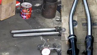 motorcycle axle fork repair | pres fork motor