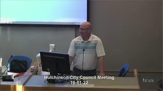 Hutchinson City Council Meeting October 11th, 2022