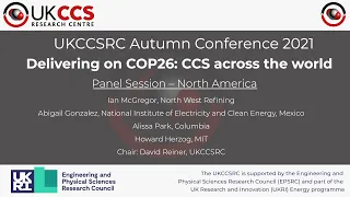 UKCCSRC Autumn 2021 virtual conference: North America panel session