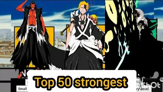 Top 50 strongest bleach character @AsScaling #bleach #ichigo #aizen