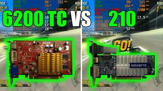 GeForce 6200 TurboCache vs GeForce 210 Test In 4 Games (No FPS Drop - Capture Card)