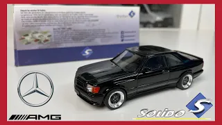 1:43 Mercedes-Benz 560 SEC AMG Widebody - Solido (unboxing)