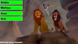 The Lion King (1994) Wildebeest Stampede with healthbars (OLD VERSION)