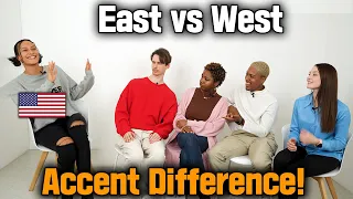 Americans React to EAST vs WEST English Accent Difference!