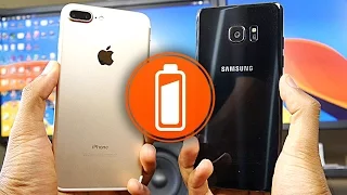 iPhone 7 Plus vs Samsung Note 7 - Battery Life Comparison