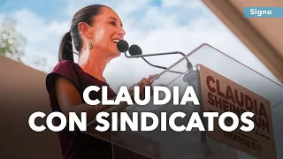 🔴 EN VIVO Claudia, después de la Reunión Nacional de la Federación de Sindicatos de Trabajadores