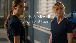 Meredith & Andy | Grey's x Station 19 scenes |