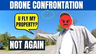 Karen Confrontation over Drone Flight in NO FLY zone over Private Property