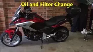 Honda NC750X Oil and Filter Change