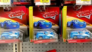 Just Another Disney Cars Toy Hunt - Finally Found Miss Fritter Mini Racers & THREE Cam Spinners