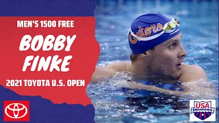 Bobby Finke Outlasts Charlie Clark in Men’s 1500M Freestyle | 2021 Toyota U.S. Open Championships