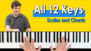 Play Piano In All 12 Keys - Scales Fingering and Chords