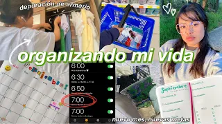 MI RUTINA DE ORGANIZACIÓN MENSUAL! hazte productiv@ conmigo ◡̈ (limpieza, nuevos hábitos & metas)