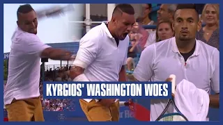 Kyrgios' Washington Woes | Water Bottle Drama Gate