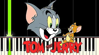 Tom and Jerry Theme (Chuck Jones version) -  Piano Tutorial For Beginners - Learn to play Piano