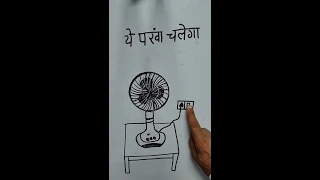 Paper Fan Painting | कागज का पंखा चला दीया | Painting Fan